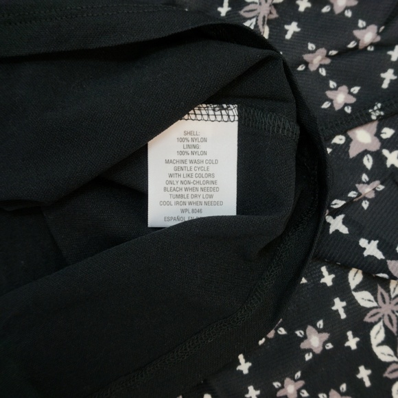 Style&Co Bell Sleeve Ruffle Printed Blouse Top - Picture 5 of 8